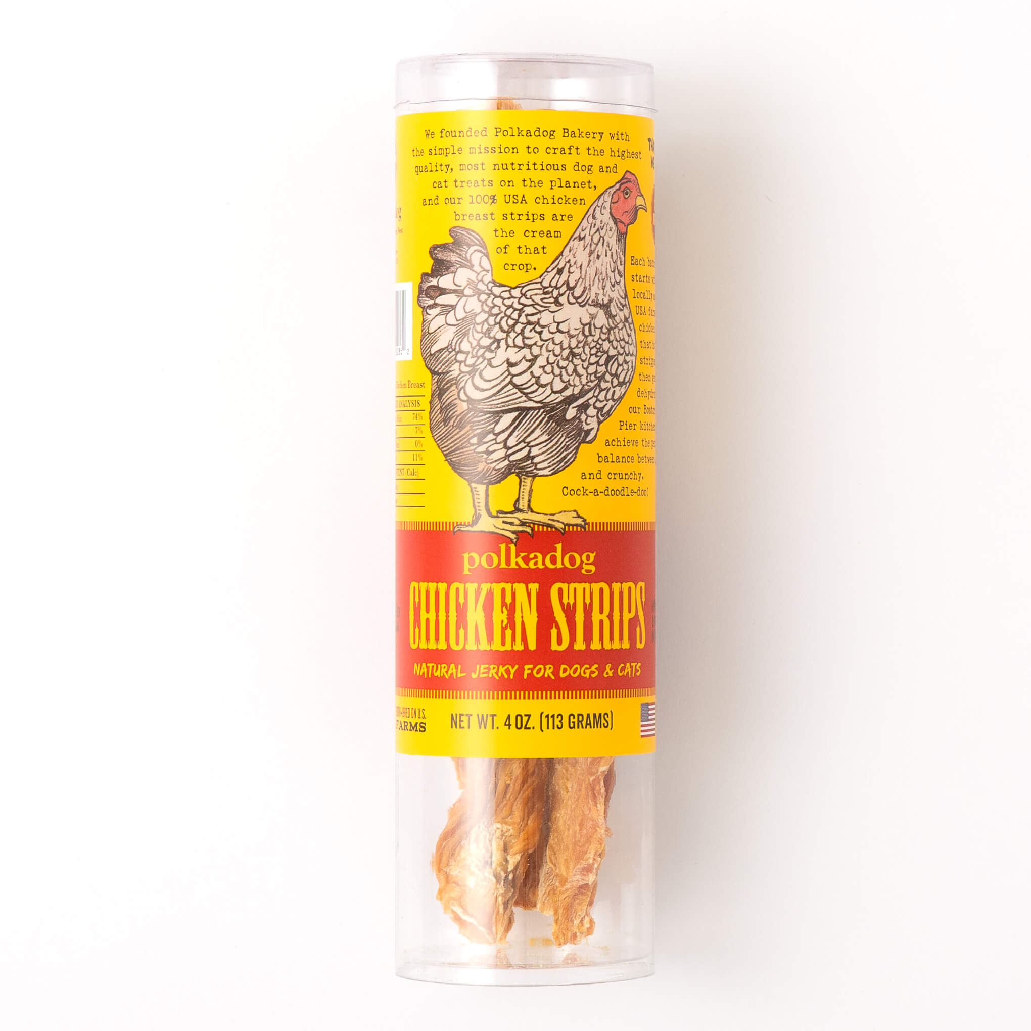 CHICKEN STRIPS TUBE $18